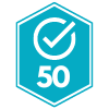 Icon for 50 Tasks Completed