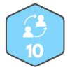 Icon for 10 Referrals Badge