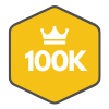 Icon for 100K Points Badge