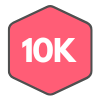 Icon for 10K Points Badge