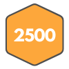 Icon for 2,500 Points Badge